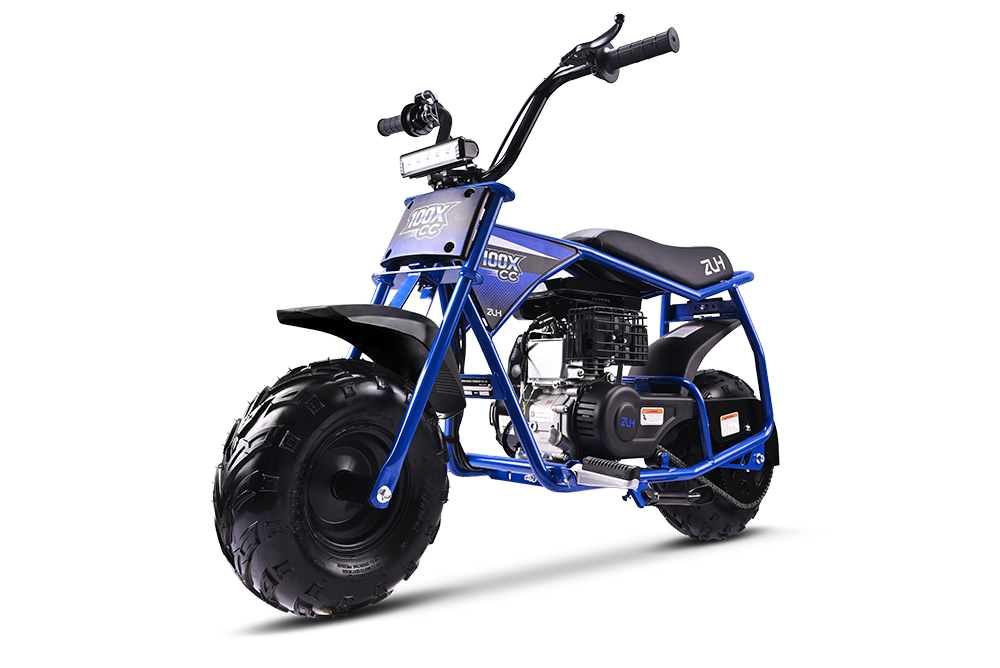 ZUH CC100X 105cc Mini Bike| 4-Stroke Gas Trail Bike