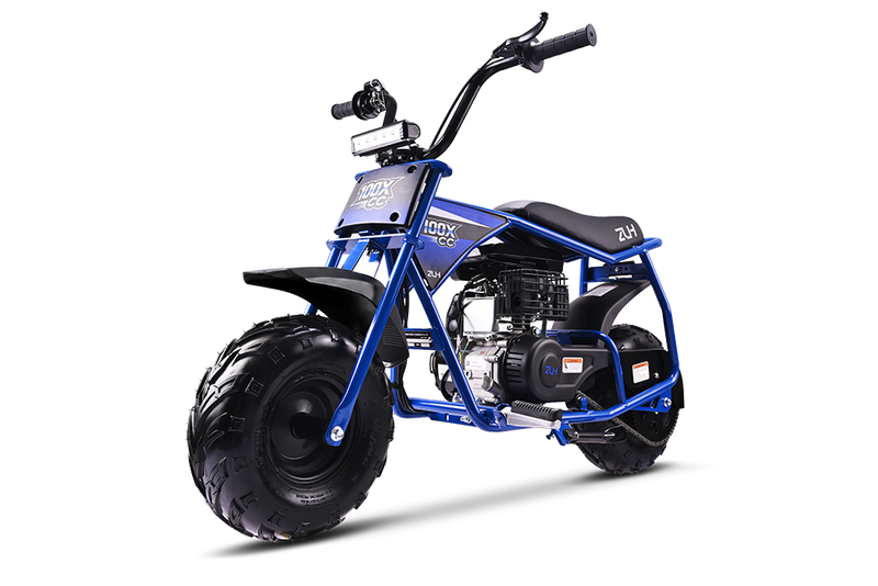ZUH CC100X 105cc Mini Bike| 4-Stroke Gas Trail Bike